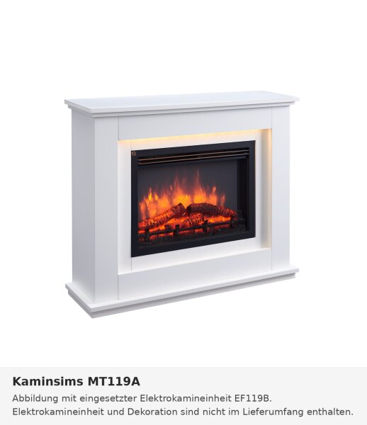 Fireplace mantel MT119A (compatible with EF119A)