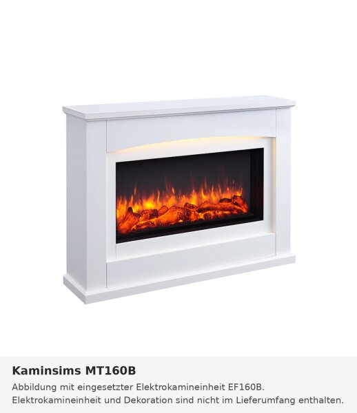 Fireplace mantel MT160B (compatible with EF160B)