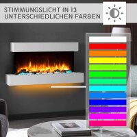 Elektrokamin BALDERIA Ignis - Wandkamin - weiss