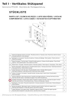 Vertikales Stuetzpanel I zu Kaminsims MT222B