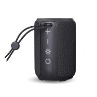 Bluetooth Soundbox BALDERIA Smart Fire - Kabelloser Lautsprecher mit Knistereffekt - Schwarz