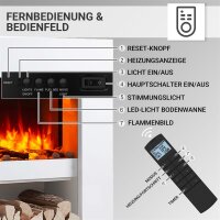 Elektrokamin BALDERIA Naran - Standkamin - Weiss