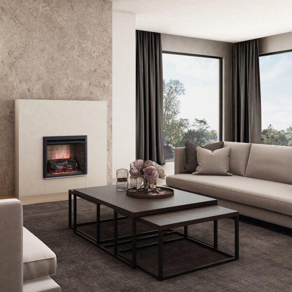 Elektrokamin BALDERIA Calida 23 - Einbaukamin - Schwarz