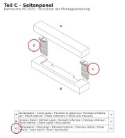 Side Panel C for Mantelpiece MT197D