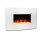 Elektro-Wandkamin BALDERIA Enjo – Heizung bis 2000 W, 3D-Flammeneffekt, weiss