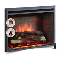 Elektrokamin BALDERIA Calida 33 - Einbaukamin - Schwarz