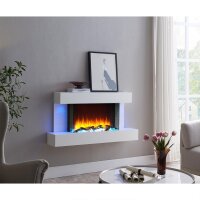 Elektrokamin BALDERIA Aieda - Standkamin, Heizung 2000 W - Weiß