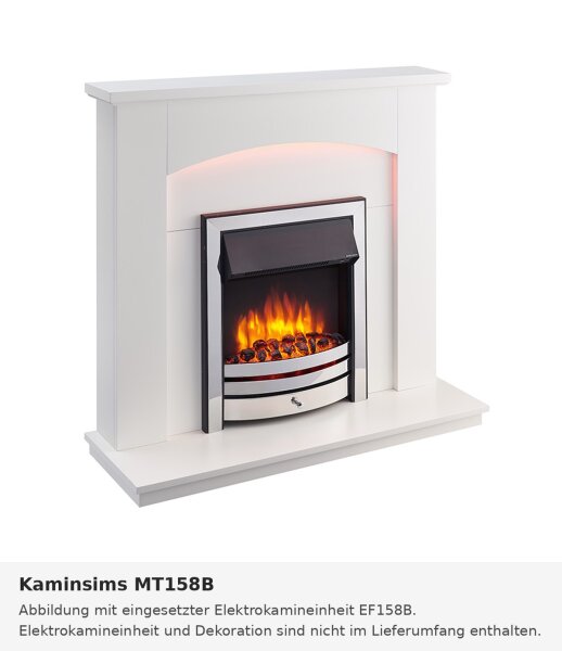 Fireplace mantel MT158B (compatible with EF158B)