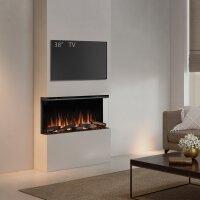 Elektrokamin BALDERIA Athena smart 36 - Einbaukamin - Schwarz