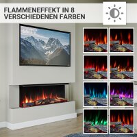 Elektrokamin BALDERIA Athena smart 44 - Einbaukamin - Schwarz