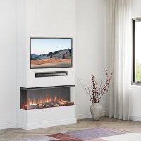 Elektrokamin BALDERIA Athena smart 44 - Einbaukamin - Schwarz