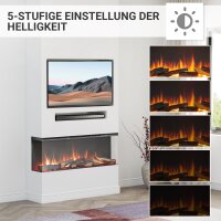 Elektrokamin BALDERIA Athena smart 44 - Einbaukamin - Schwarz
