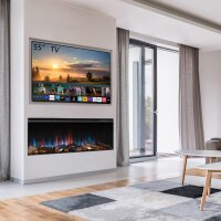 Elektrokamin BALDERIA Athena smart 52 - Einbaukamin - Schwarz