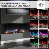 Elektrokamin BALDERIA Athena smart 52 - Einbaukamin - Schwarz