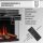Elektrokamin Einbaukamin BALDERIA Athena 60 – Heizung bis 1500 W, schwarz