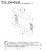 Deckelpanel A zu Kaminsims MT197E