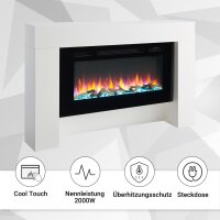 Elektrokamin BALDERIA Herkules - Standkamin - Weiss