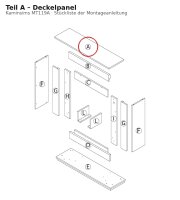 Deckelpanel A zu Kaminsims MT119A neue Version