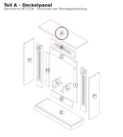 Deckelpanel A zu Kaminsims MT223A neue Version