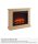 Fireplace mantel MT321C light oak (compatible with EF321A)