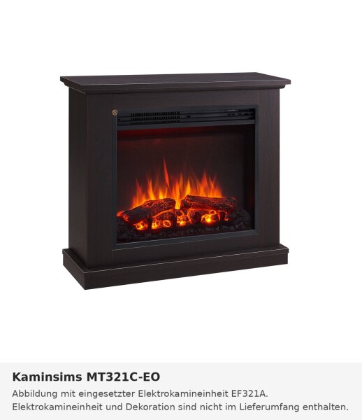 Fireplace mantel MT321C dark oak (compatible with EF321A)