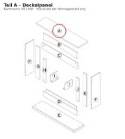 Deckelpanel A zu Kaminsims MT160B neue Version