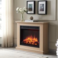 Elektrokamin BALDERIA Phanos - Standkamin - Helle Eiche