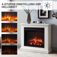 Elektrokamin BALDERIA Phanos - Standkamin - Weiss