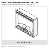 BALDERIA Elektrokamineinheit EF376A | kombinierbar mit...