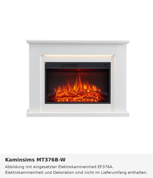 Fireplace mantel MT376B (compatible with EF376A)