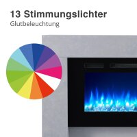 BALDERIA Herkules (betonoptik) | Elektro-Standkamin