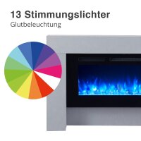 BALDERIA Zeus (betonoptik) | Elektro-Standkamin