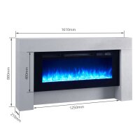 BALDERIA Zeus (betonoptik) | Elektro-Standkamin