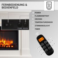 Elektrokamin BALDERIA Leandros - Standkamin - Weiss