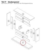 Bodenpanel F zu Kaminsims MT160F