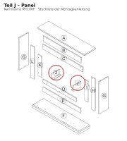 Panele J zu Kaminsims MT160F