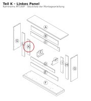 Linkes Panel K zu Kaminsims MT160F
