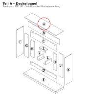 Deckelpanel A zu Kaminsims MT119F
