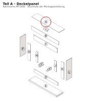 Deckelpanel A zu Kaminsims MT160E