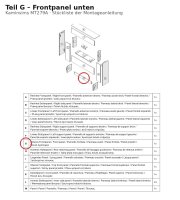 Frontpanel unten G zu Kaminsims MT279A neue Version