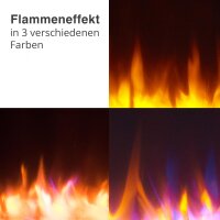 Elektrokamin BALDERIA Callisto - Standkamin, 2000 W - Weiß