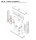 Left Front Panel G for Fireplace Mantel MT321A-W, White