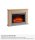 Fireplace mantel MT376B-NO light oak (compatible with EF376A)
