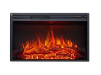 Elektrokamin BALDERIA Typhon - Standkamin, 2000W - Dunkelbraun