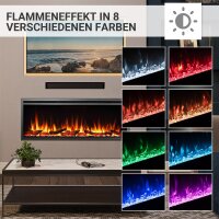 Elektrokamin BALDERIA Atalanta 50 - Einbaukamin - Schwarz