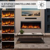 Elektrokamin BALDERIA Atalanta 50 - Einbaukamin - Schwarz