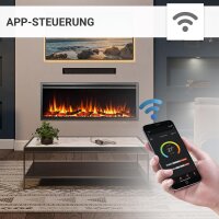 Elektrokamin BALDERIA Atalanta 50 - Einbaukamin - Schwarz