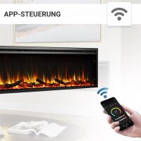 Elektrokamin BALDERIA Atalanta 72 - Einbaukamin - Schwarz