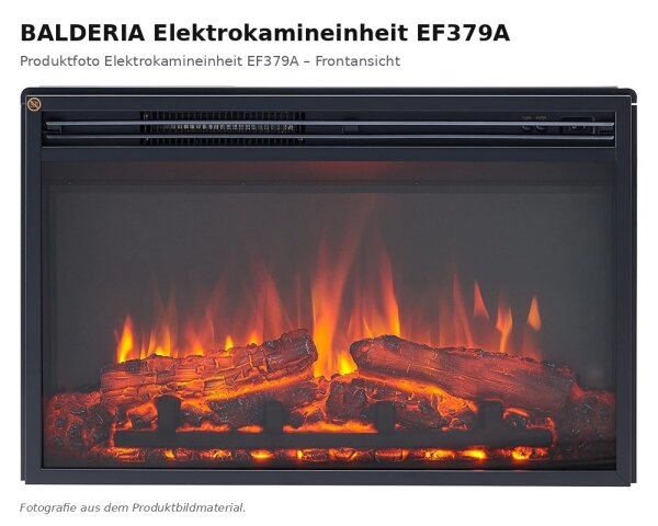 BALDERIA Electric Fireplace Unit EF379A | compatible with MT379C, MT379D