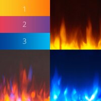 BALDERIA Hestia electric fireplace - freestanding fireplace - concrete look